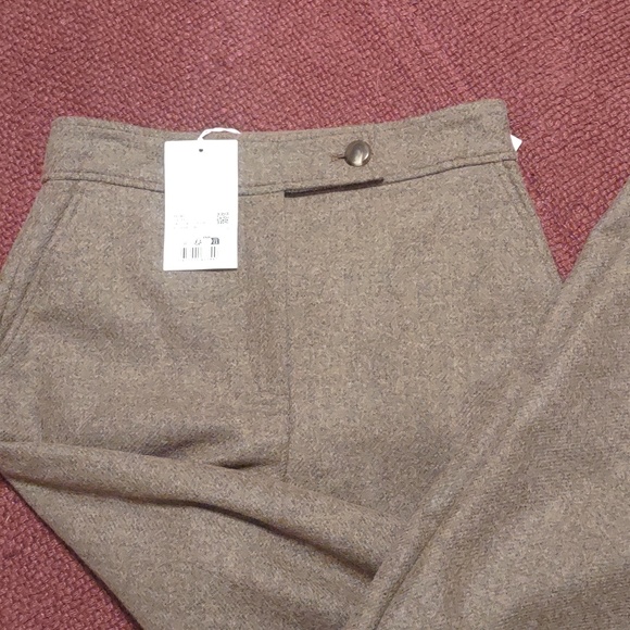 Sezane Pedro Trousers in Taupe size FR40/EUR40/US8 NWT - Picture 11 of 11